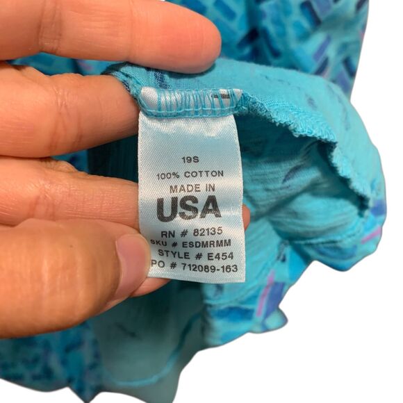 Fresh Produce Womens Maritime Marissa Mosaic Knee Length Dress 2X USA NWT Beach - Picture 4 of 6